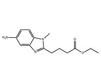 5-氨基-1-甲基-1H-苯并咪唑-2-丁酸乙酯